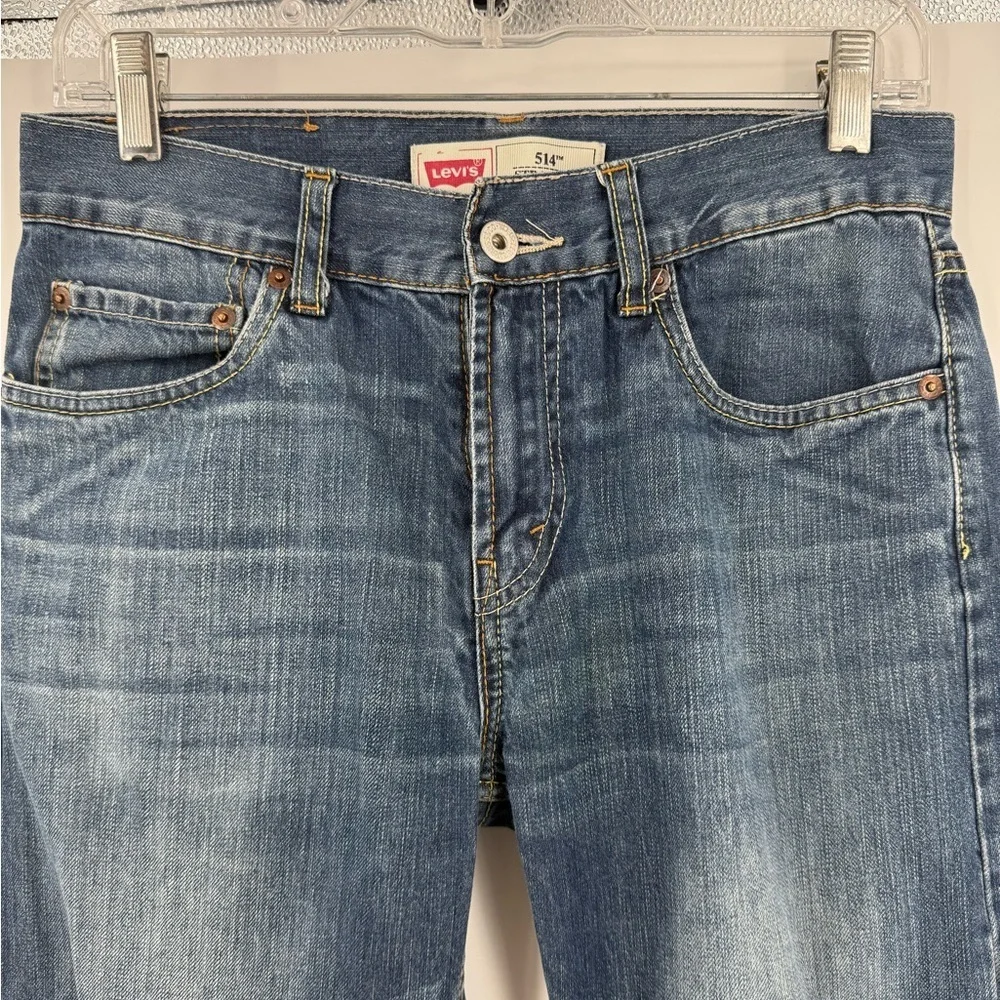 Levi's Blue 514 Straight Jeans Classic Style